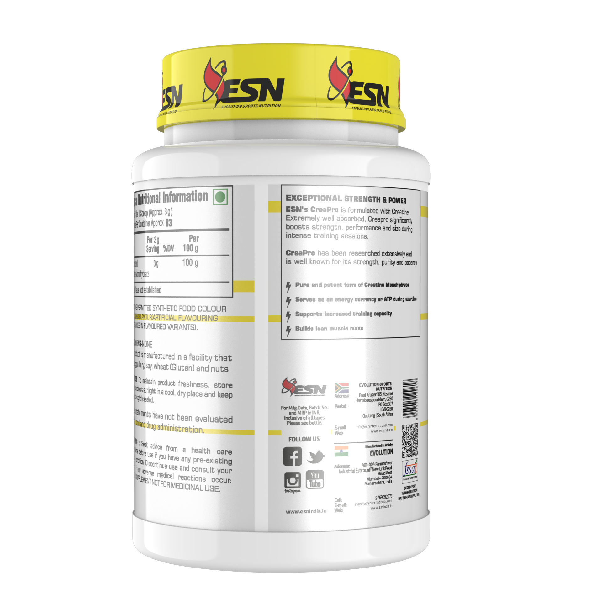 ESN CreaPro – Pure Creatine Monohydrate