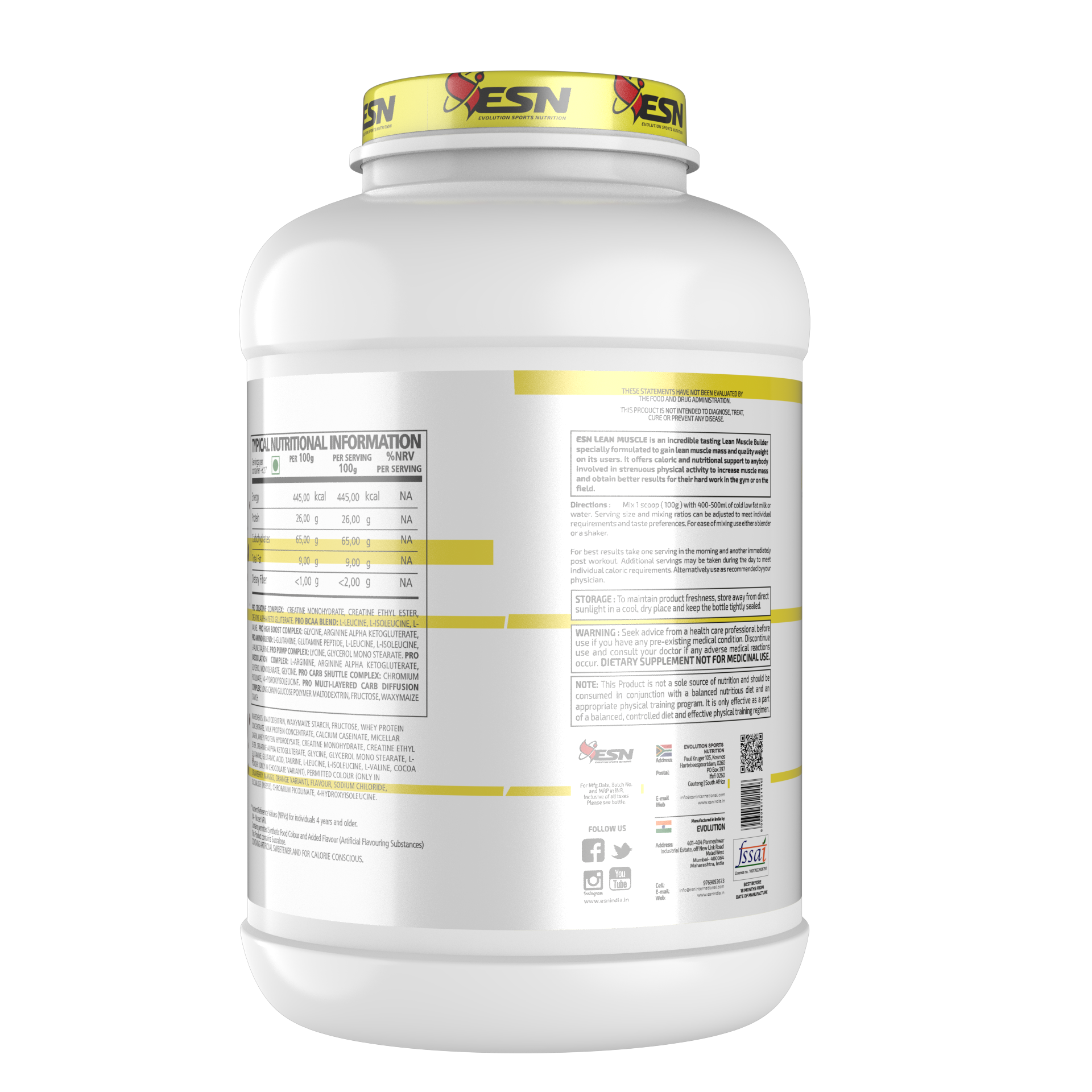 ESN Professional Series Lean Muscle
