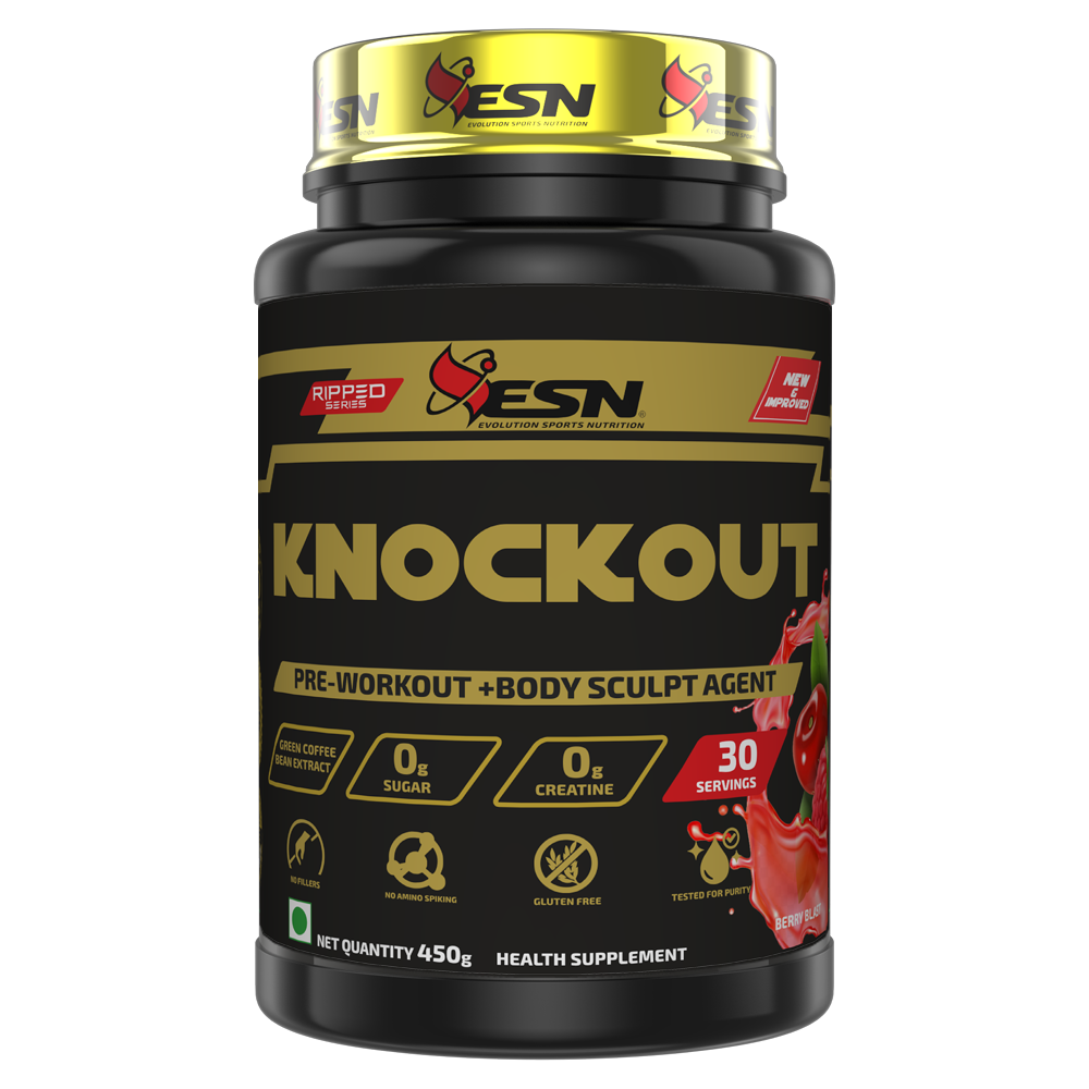 ESN Knockout Pre-Workout + Body Sculpt Agent | 450 g