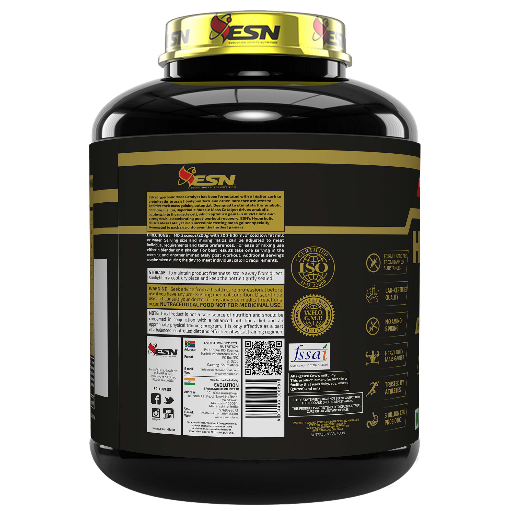 ESN Hyperbolic Mass – Hyperbolic Muscle Mass Catalyst |