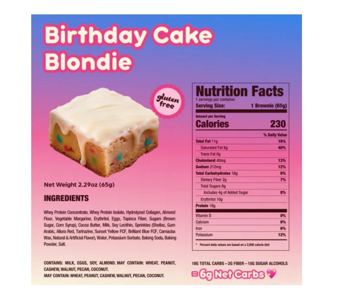 Suplemento Alimenticio Brownie de Proteína