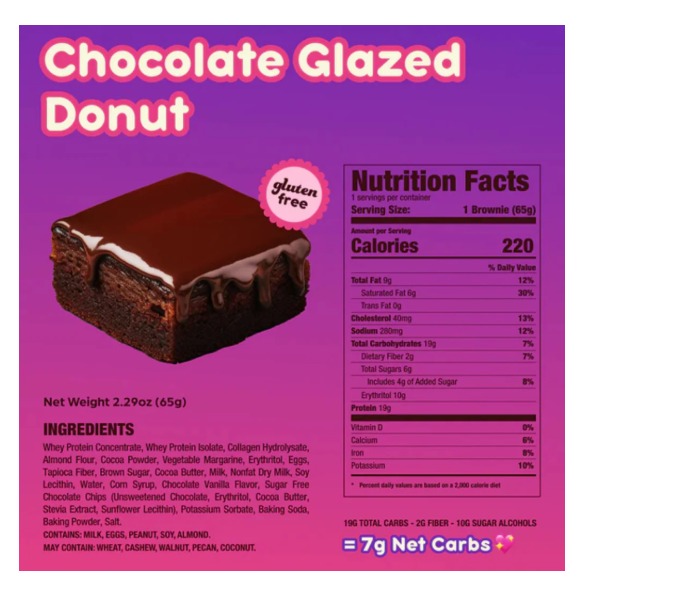 Suplemento Alimenticio Brownie de Proteína