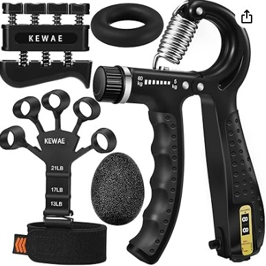 Kit de ejercicio para dedos, puño y mano