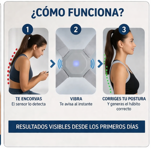 Corrector de postura inteligente