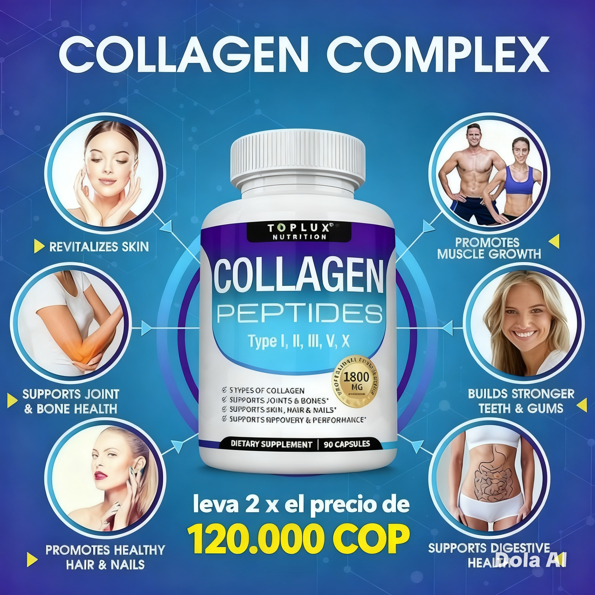 Collagen peptides x 2