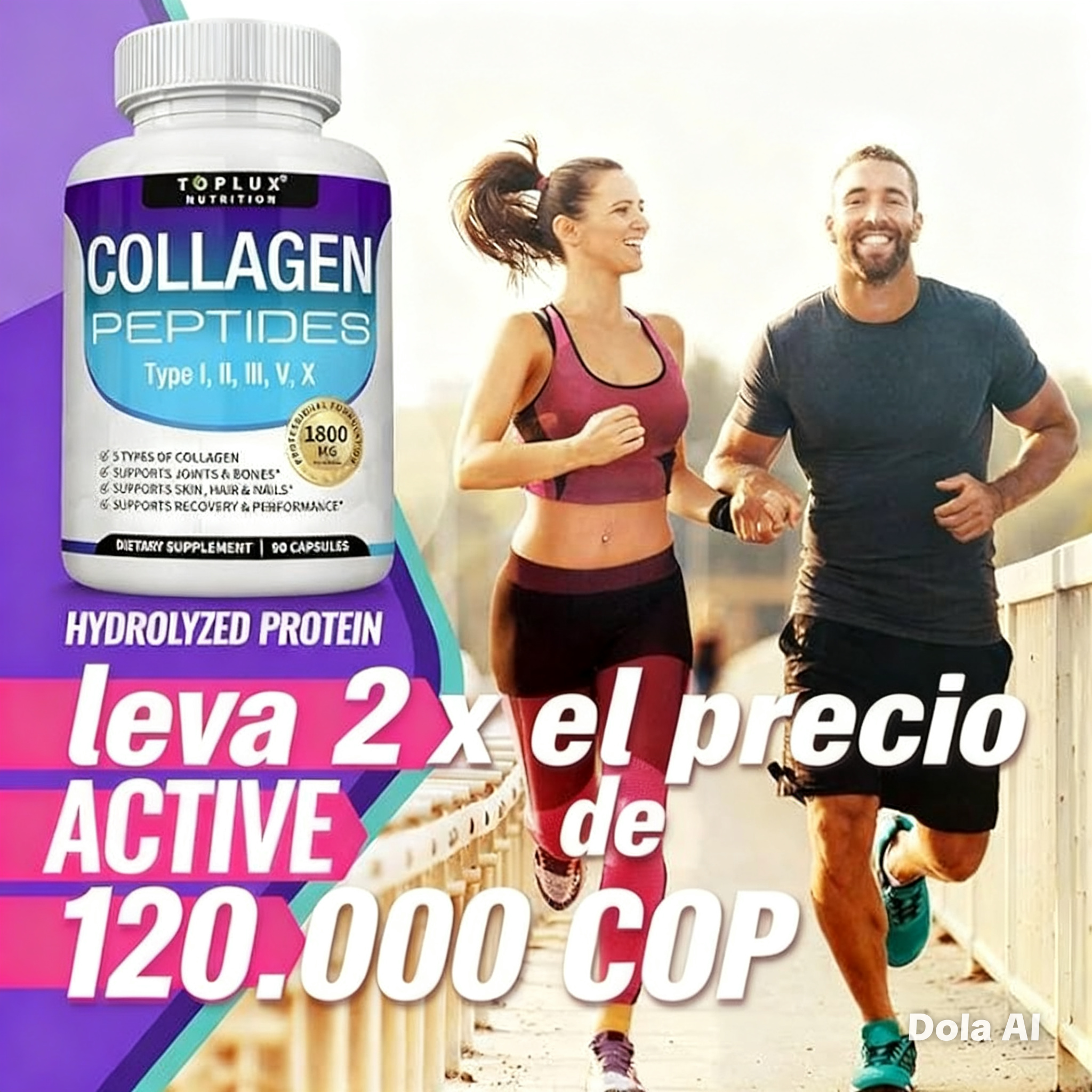Collagen peptides x 2