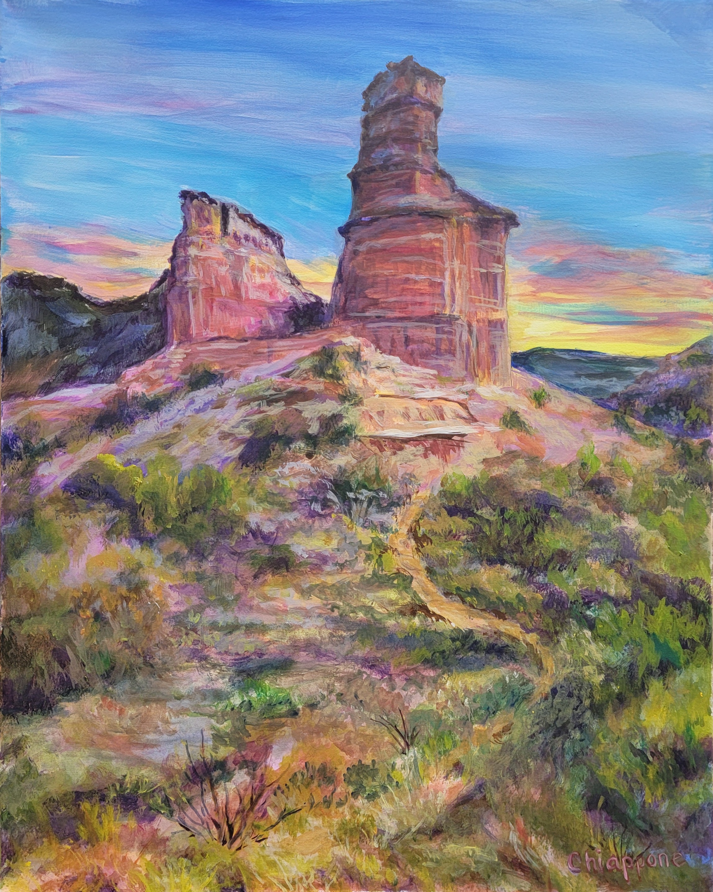 Palo Duro Canyon Landscape Painting