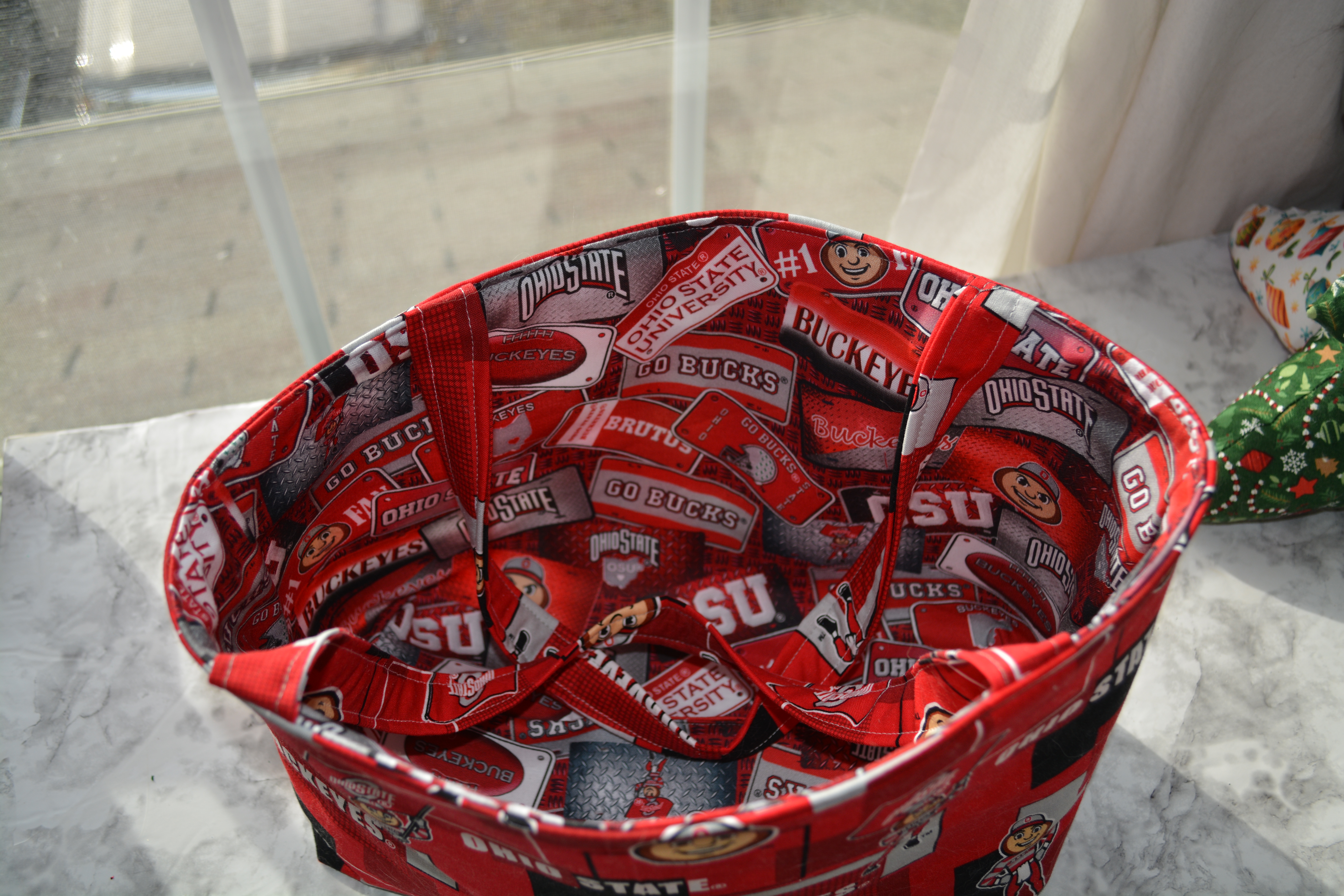 Ohio State Fabric Basket