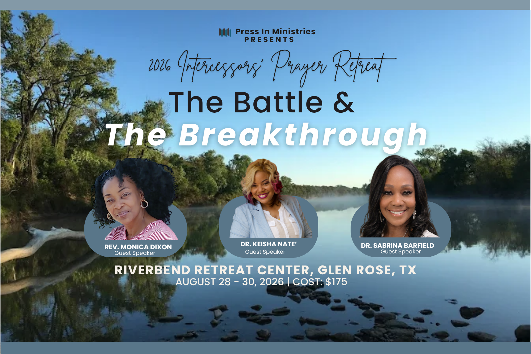 2026 Intersessors' Prayer Retreat - 50% Deposit