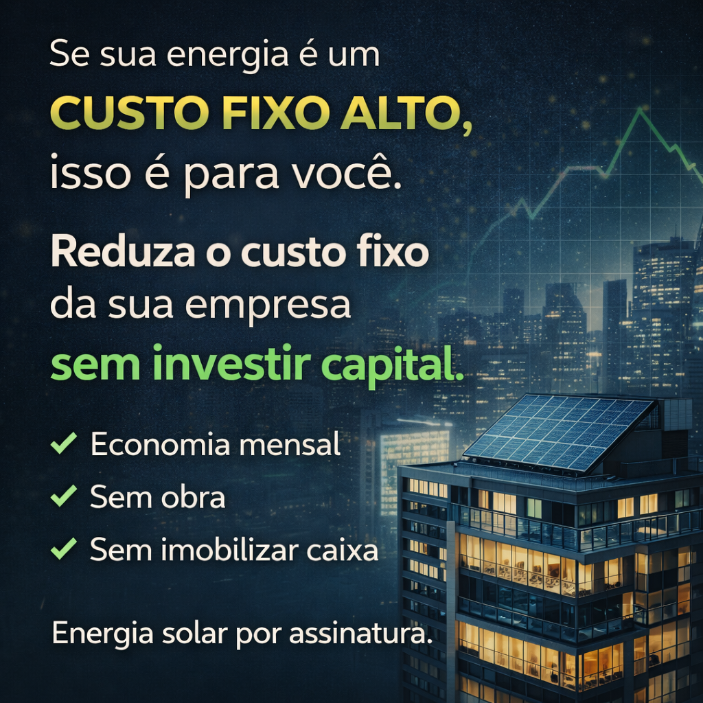 Energia Solar por Assinatura