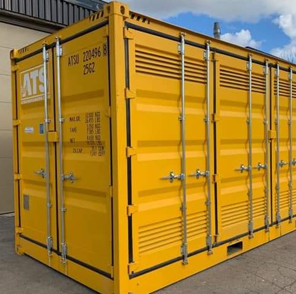 30ft x 8ft Shipping Container (One Trip) – Yellow