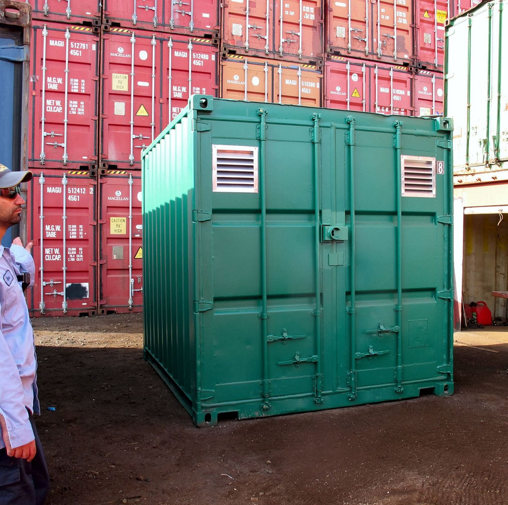 10ft Long Used Fabricated Steel Storage Containers