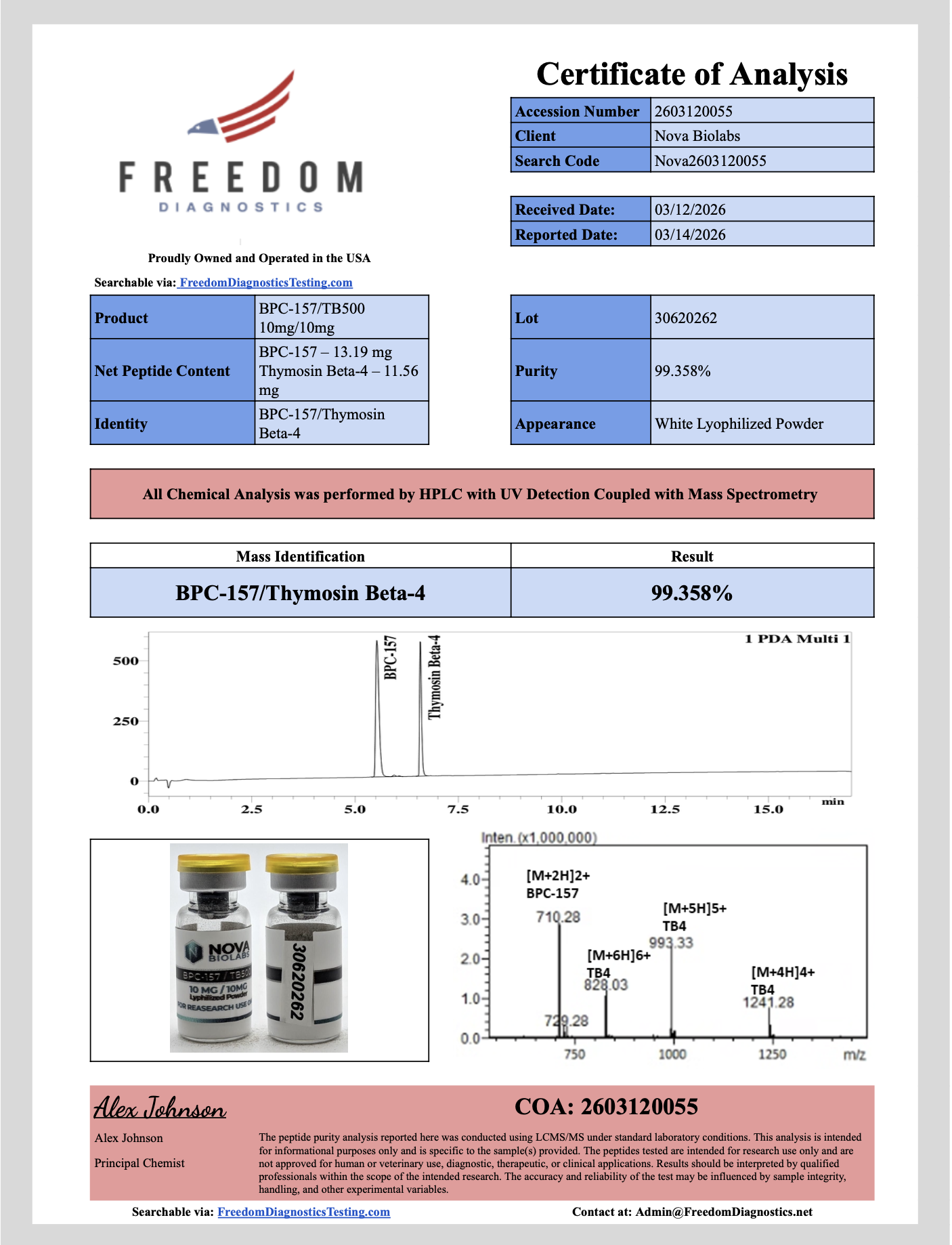 BPC-157 10mg Lyophilized Powder
