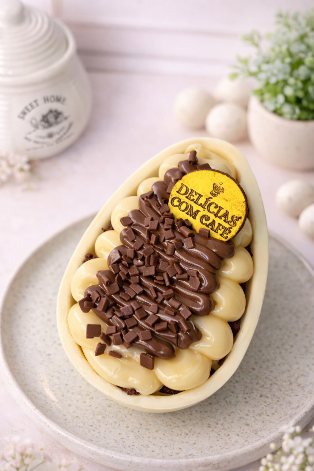 Ovo de Colher Ninho com Nutella e Brownie – 500g