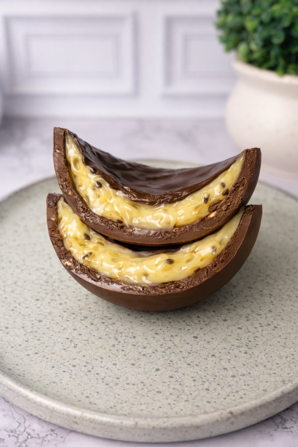 Ovo de Páscoa Trufado de Maracujá – 500g