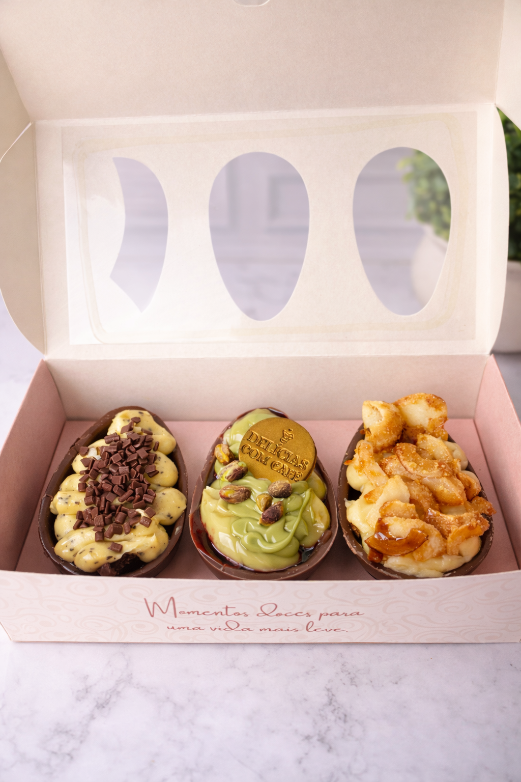 Trio de Ovos de Colher – 150g cada