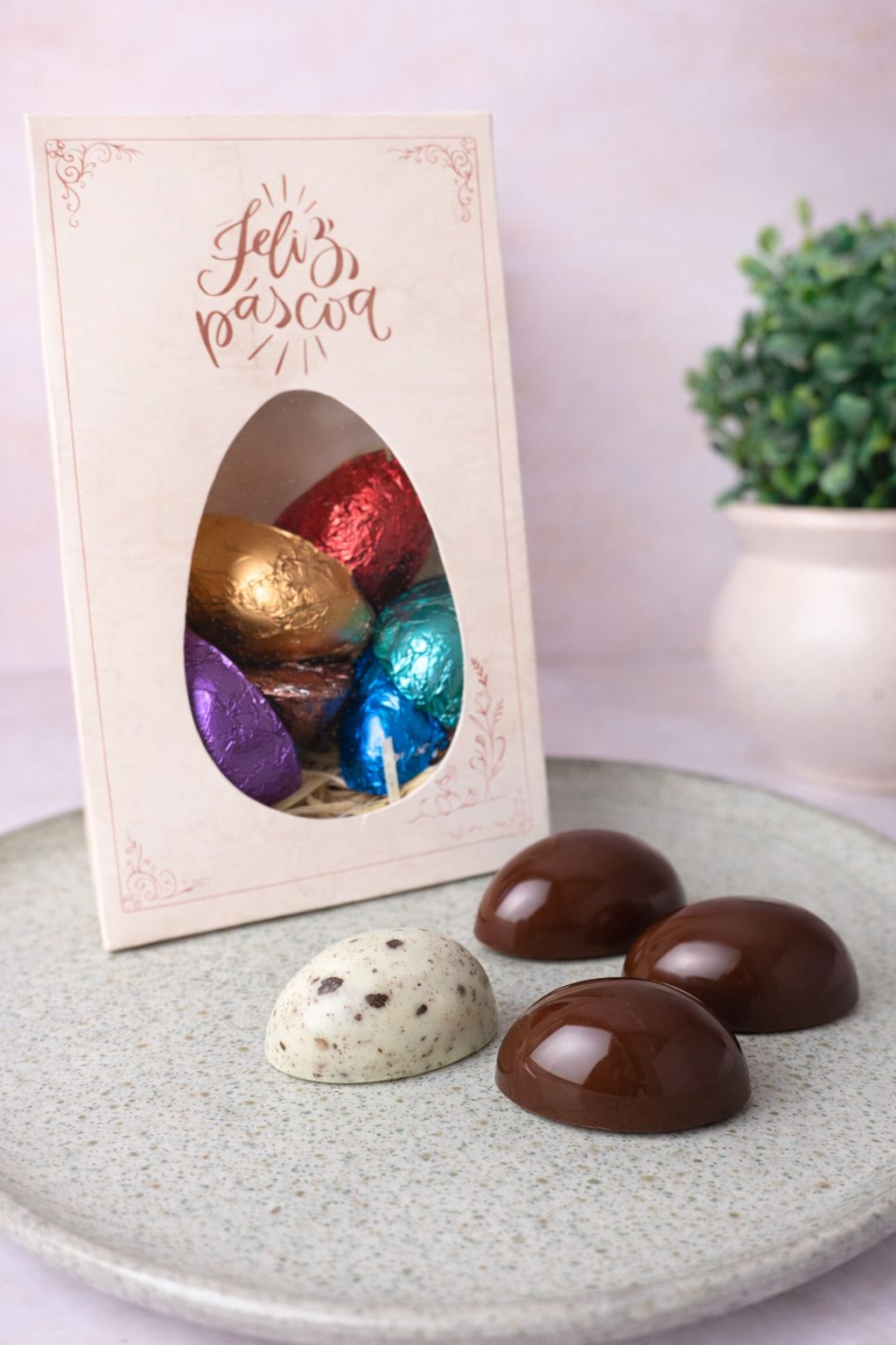 Caixa de Ovinhos de Páscoa Sortidos – 6 unidades