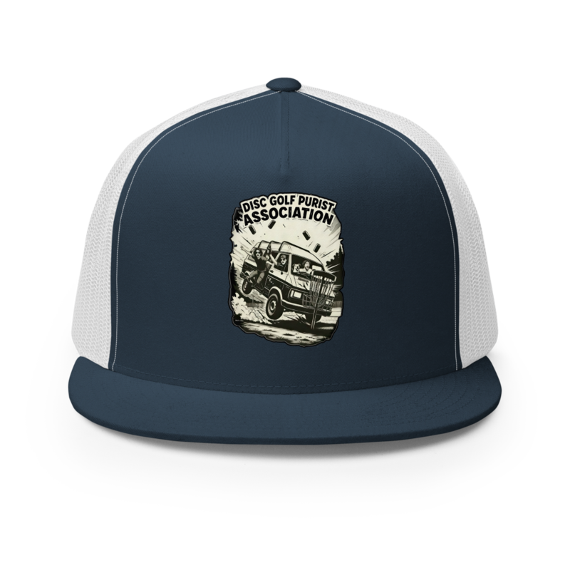 Purist Van Trucker Hat (Black & White)