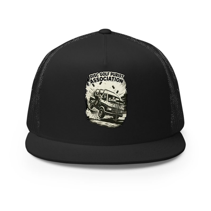 Purist Van Trucker Hat (Black & White)