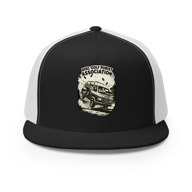 Purist Van Trucker Hat (Black & White)