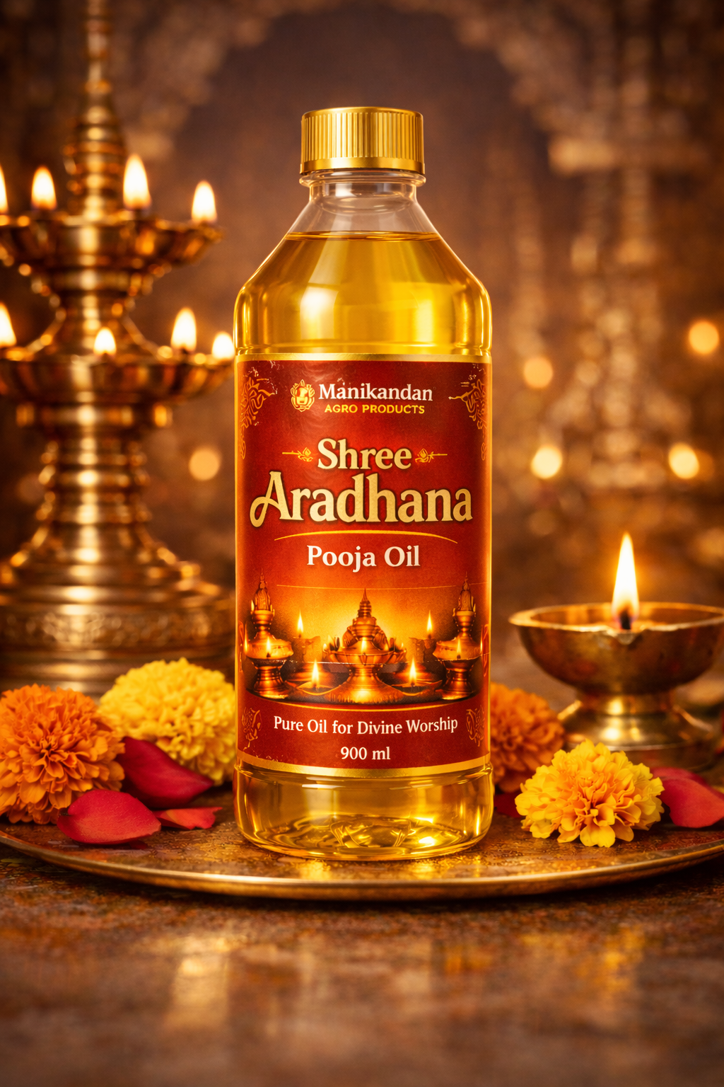 Shree Aradhana 900 Ml Pooja Oil