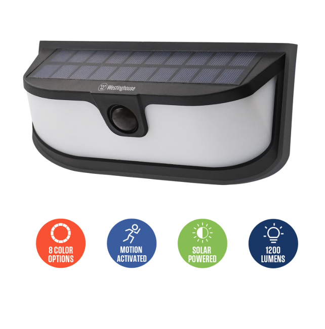 Colorful Solar Motion Sensor Lights