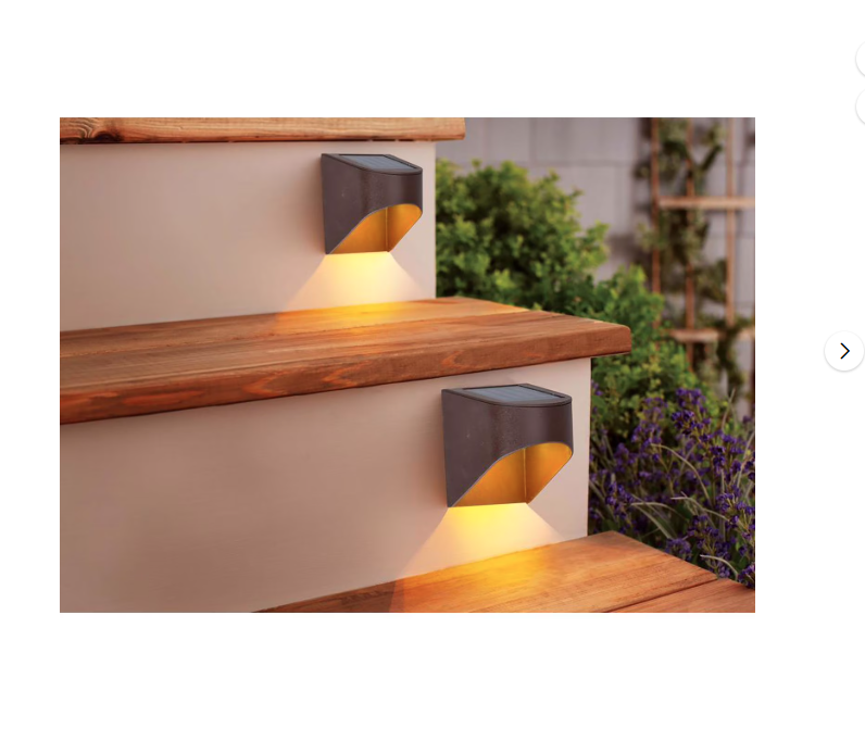 Deck Impressions Aluminum Solar Downcast Deck Lights, 4-Pack