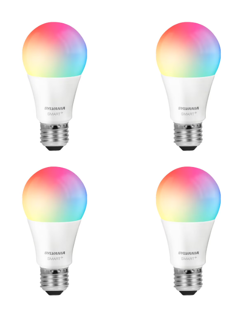 SYLVANIA Smart RGB LED Bulbs (4-Pack)