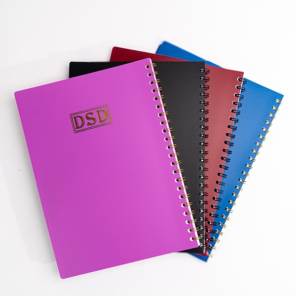 Colorful Spiral Notebooks Set