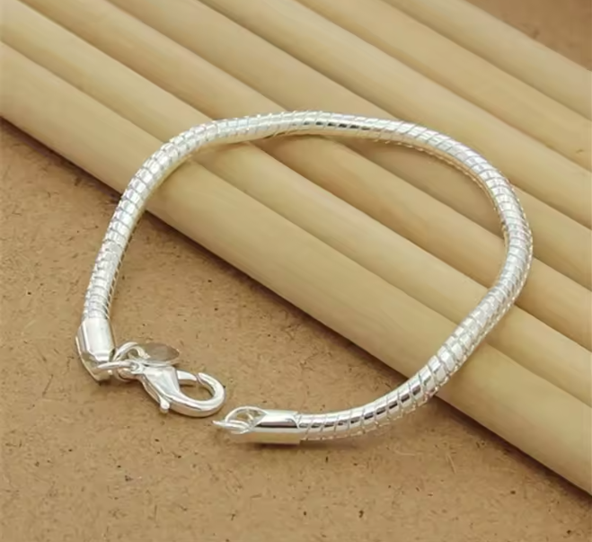 Pulsera panza de víbora redonda