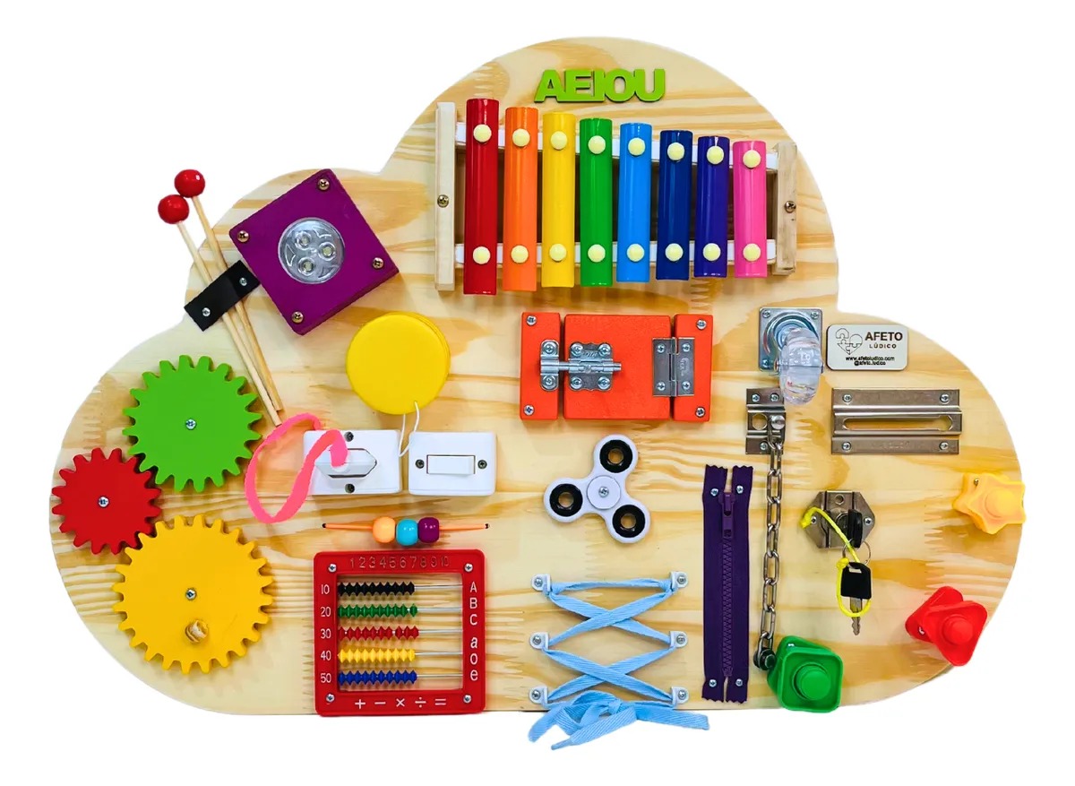 Painel Sensorial Infantil