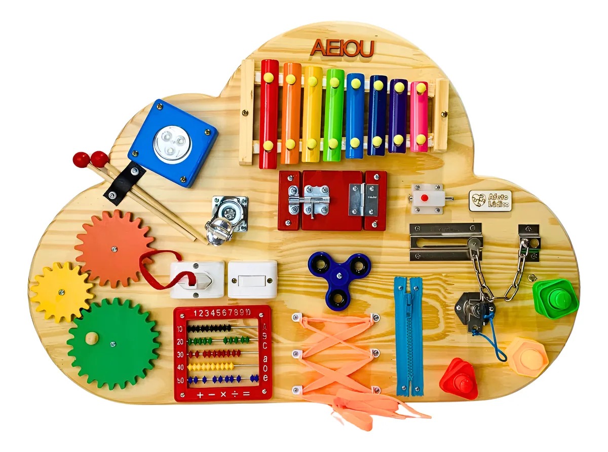 Quadro Sensorial Infantil