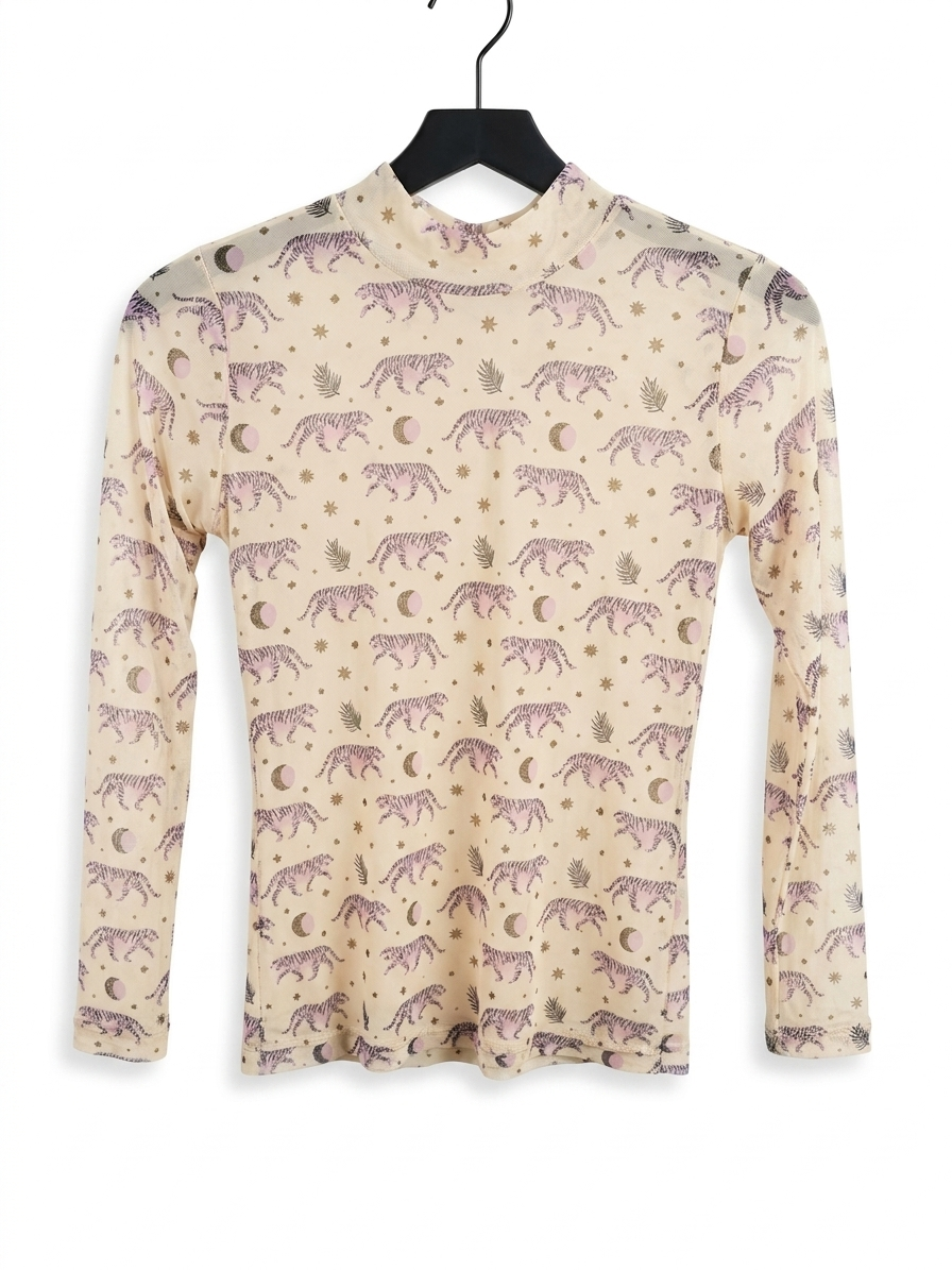 Nocturnal Tiger Mesh Top 