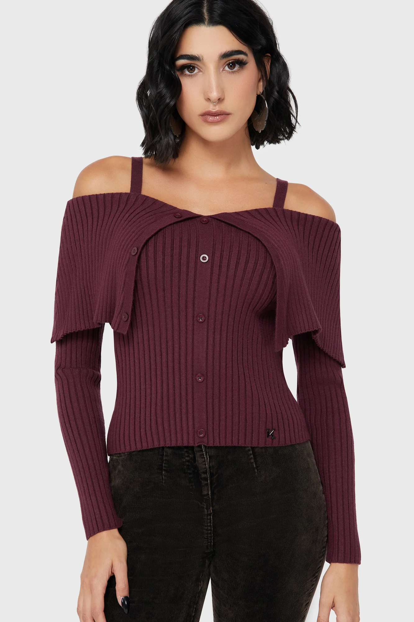 Dusk Empress Knit Top