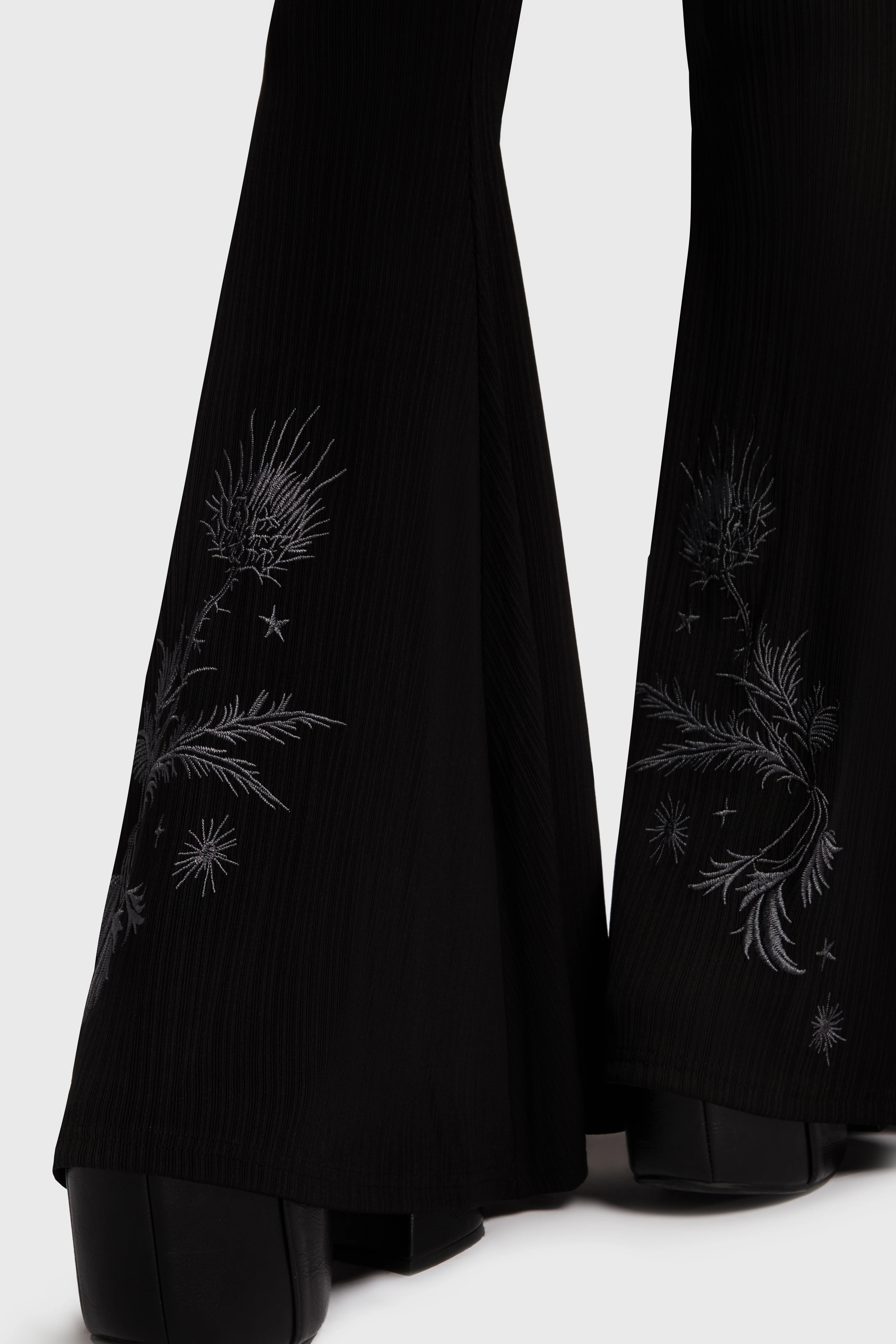 Thistina Embroidered Flares 