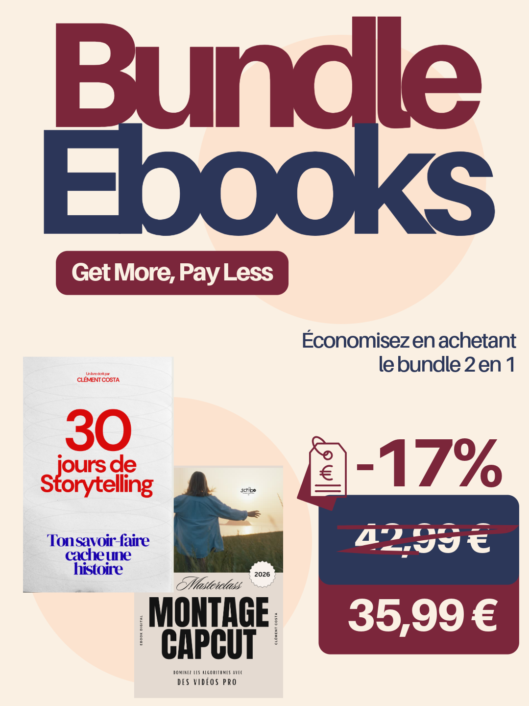 Bundle "30 jours de storytelling" + "MasterClass Capcut"