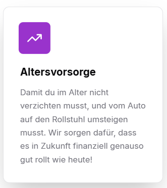 Altersvorsorge