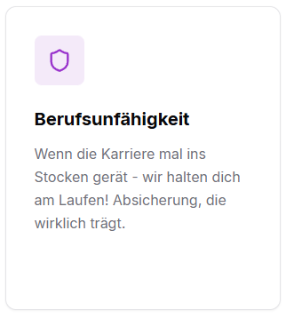 Berufsunfähigkeitsversicherung