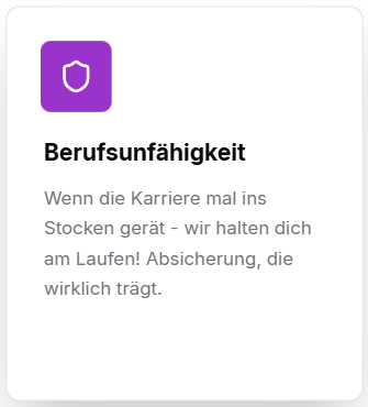 Berufsunfähigkeitsversicherung