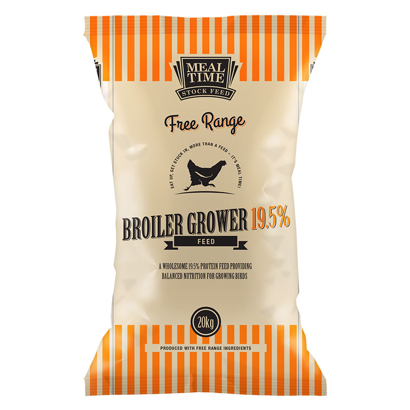 Meal Time Free Range Broiler Grower 19.5%