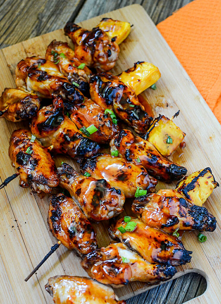 Grilled Chicken wings kabab