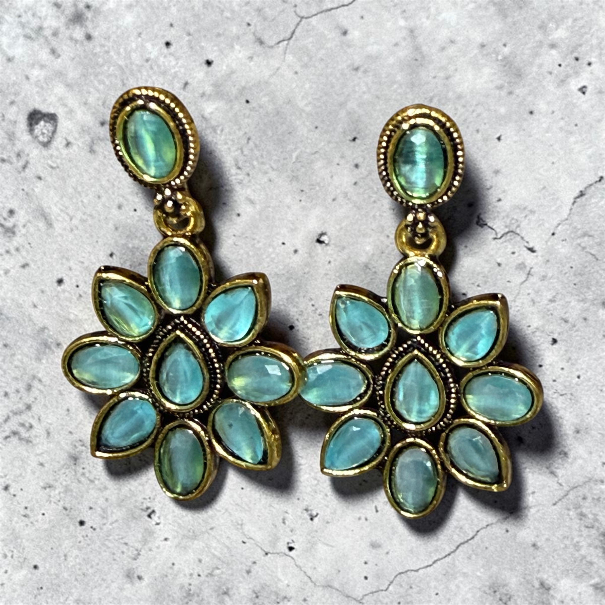 Syenora Floral Kundan Earrings