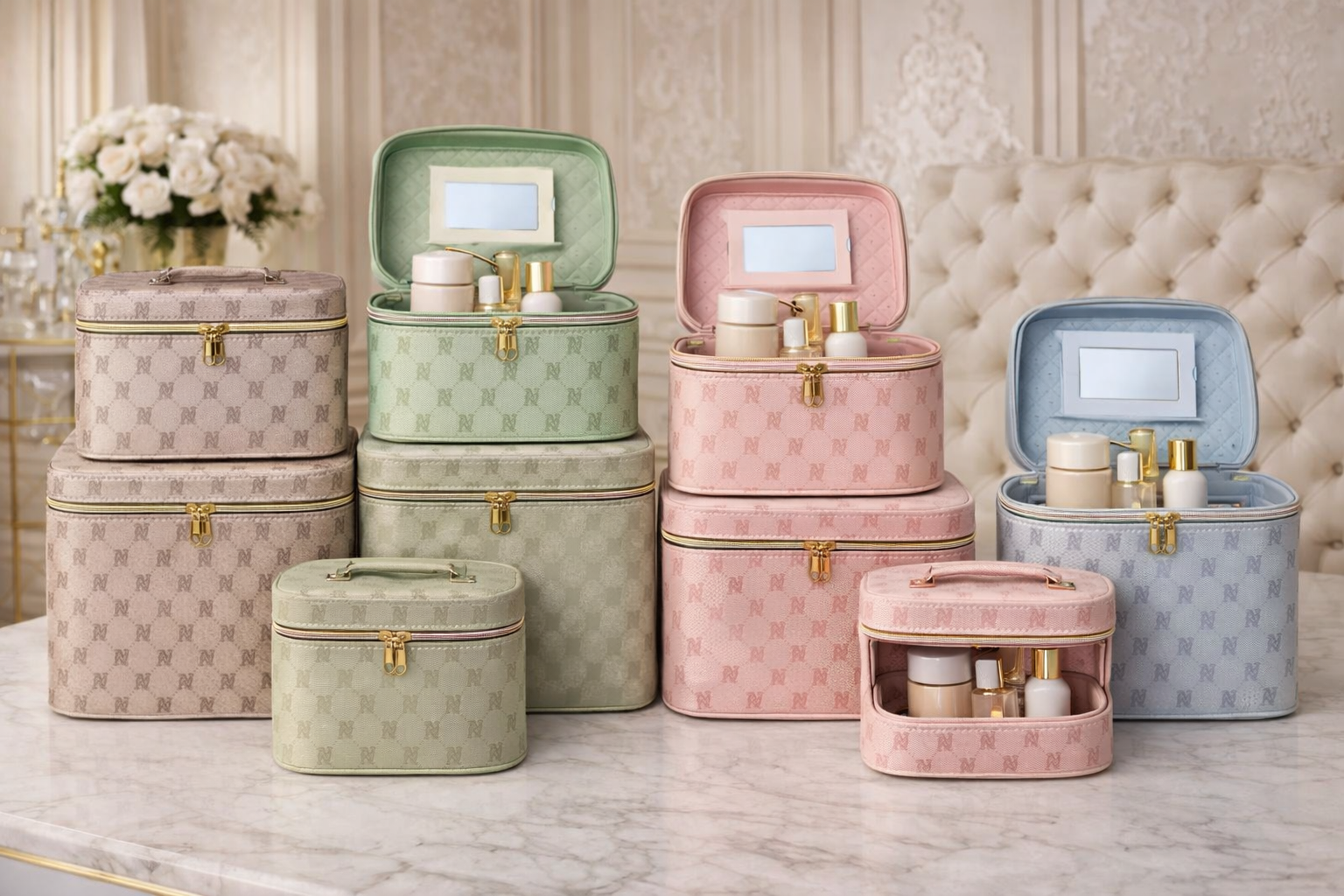 Luxury Skincare, Cosmetic & essentials Organizer Set