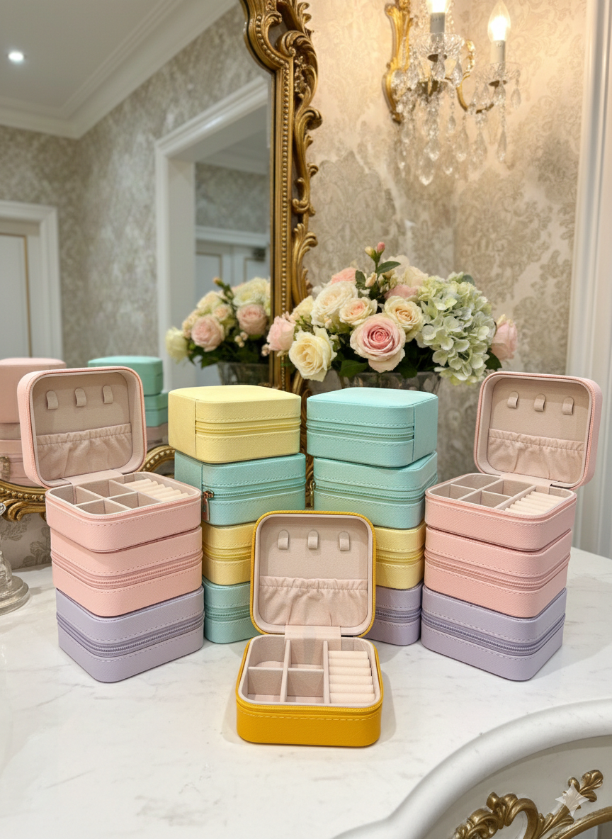 Pastel Jewelry Organizer Box