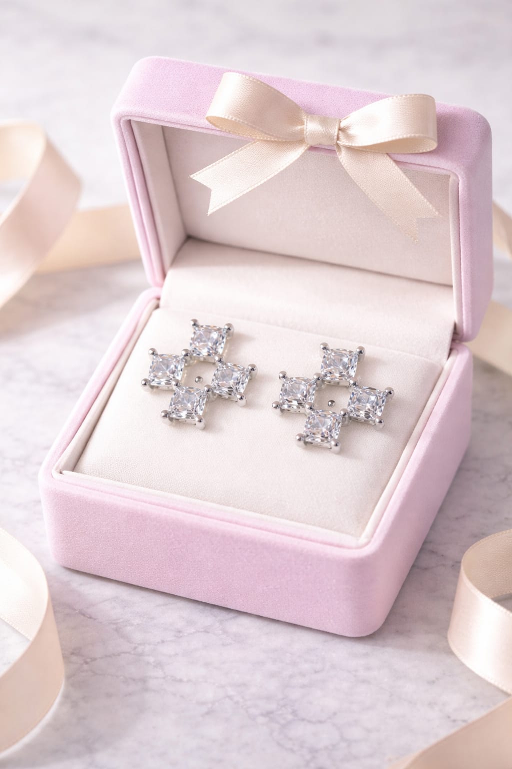 Syenora Elegant Crystal Stud Earrings