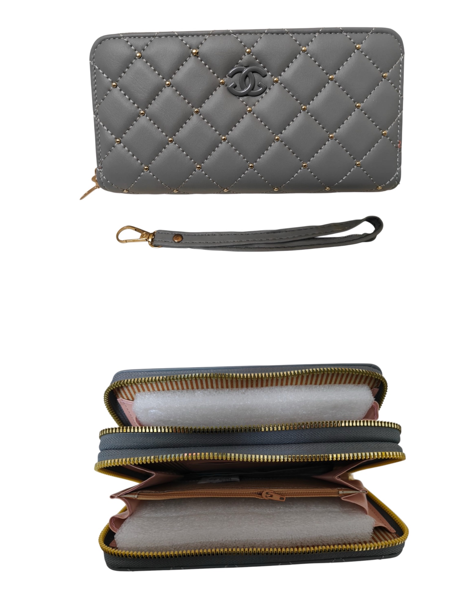 Syenora Quilted Grey Women's Wallet