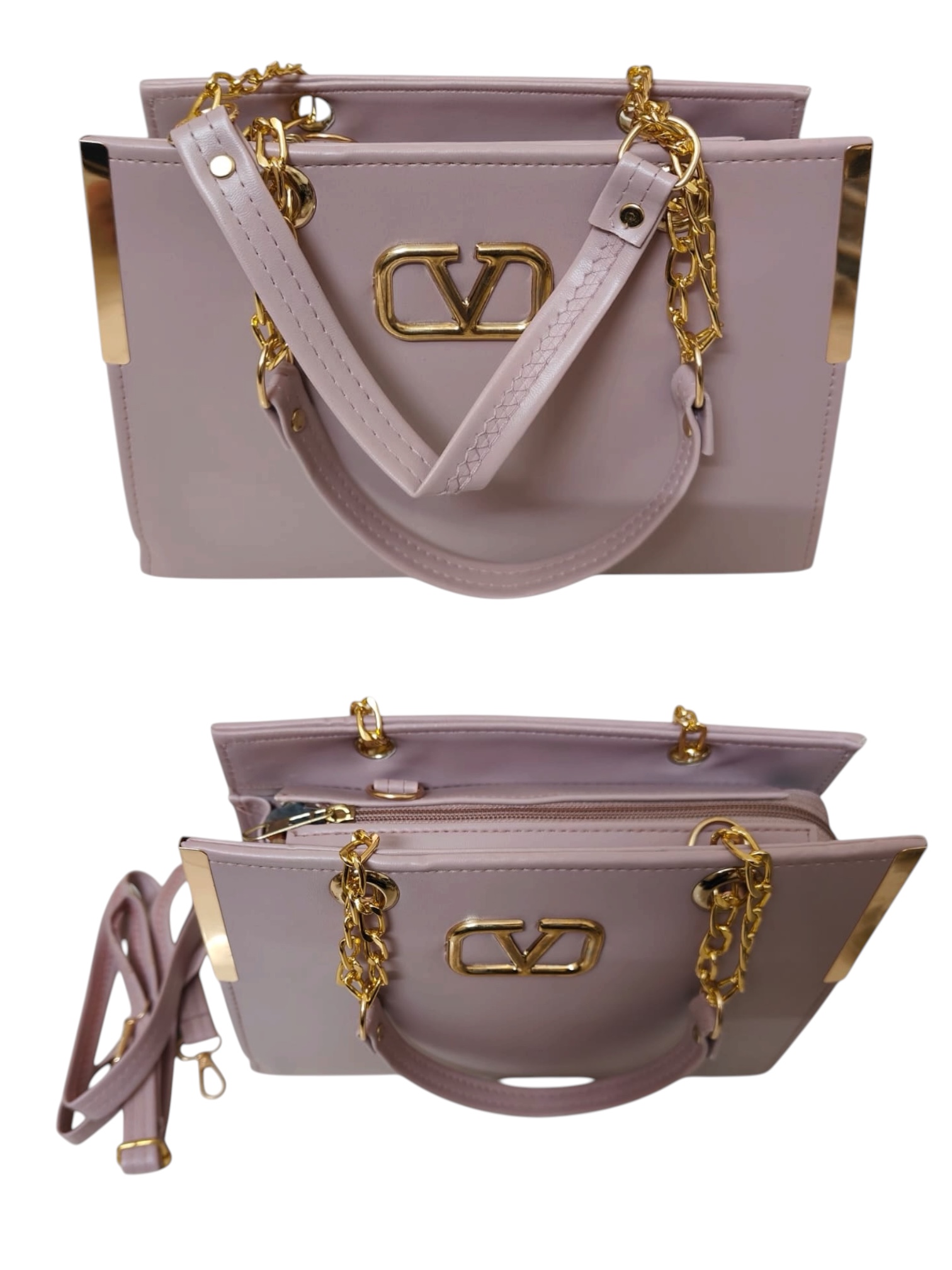 Syenora Elegant Solid Look Alike Handbag