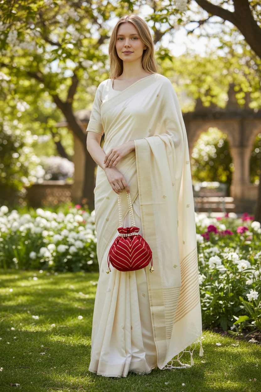 Syenora Beaded Mobile Sling Pouch