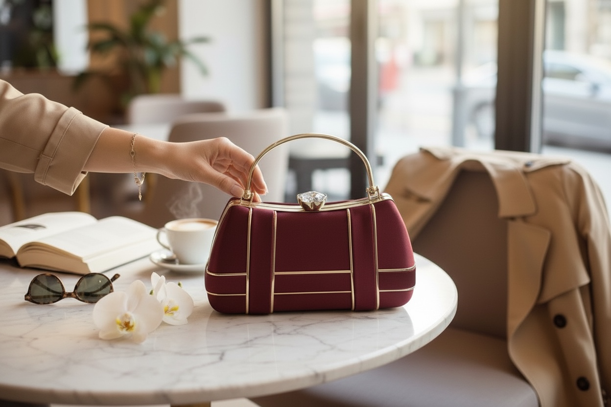 Syenora Regal Arc Top Handle Clutch
