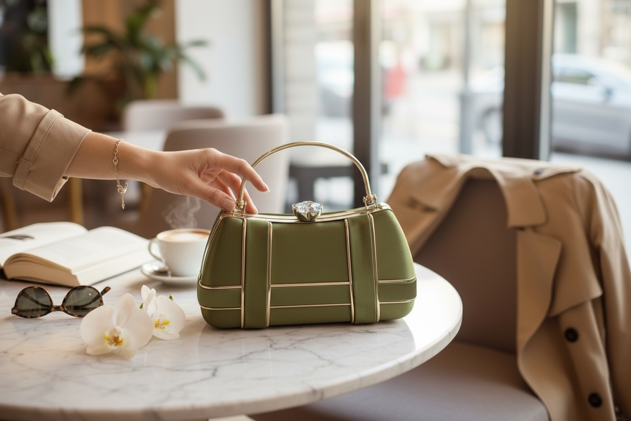 Syenora Regal Arc Top Handle Clutch